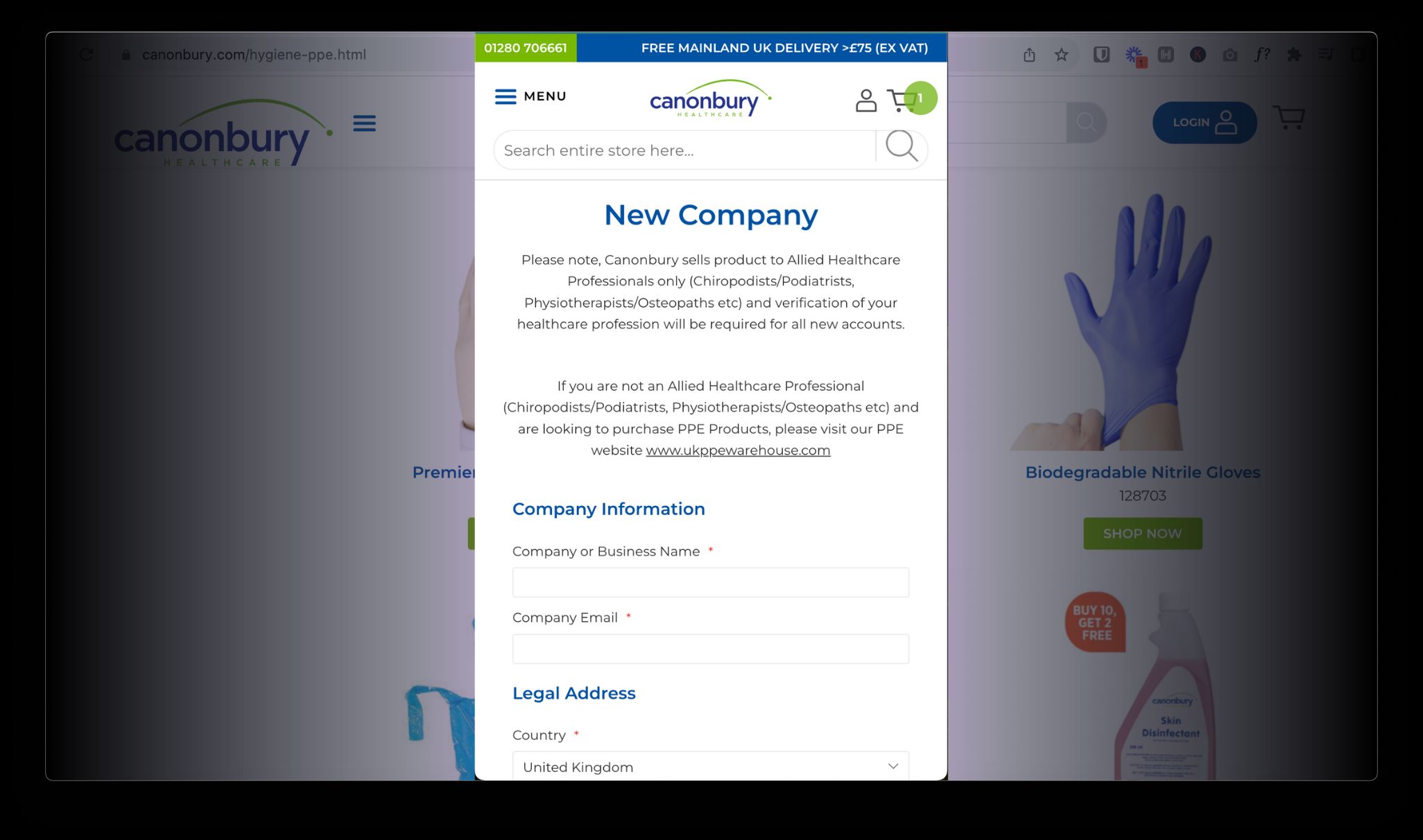 Canonbury On Account Approval functionality from magic42