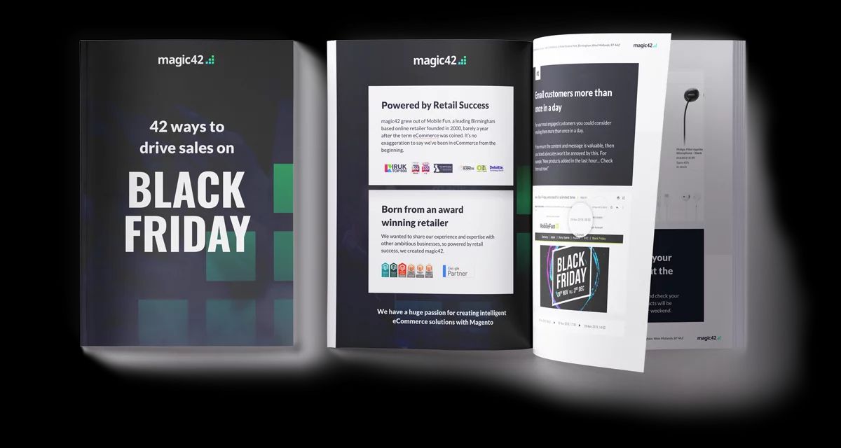 Preview of magic42's PDF: 42 ways to drive sales on Black Friday