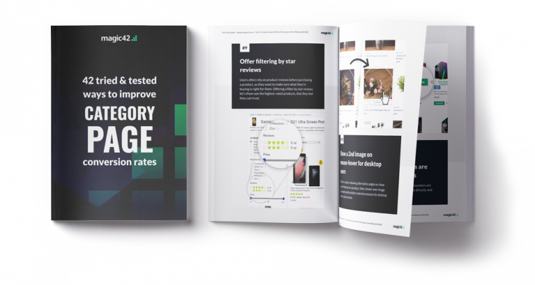 42 Tried & Tested Ways To Improve Category Page Conversion Rates PDF Booklet