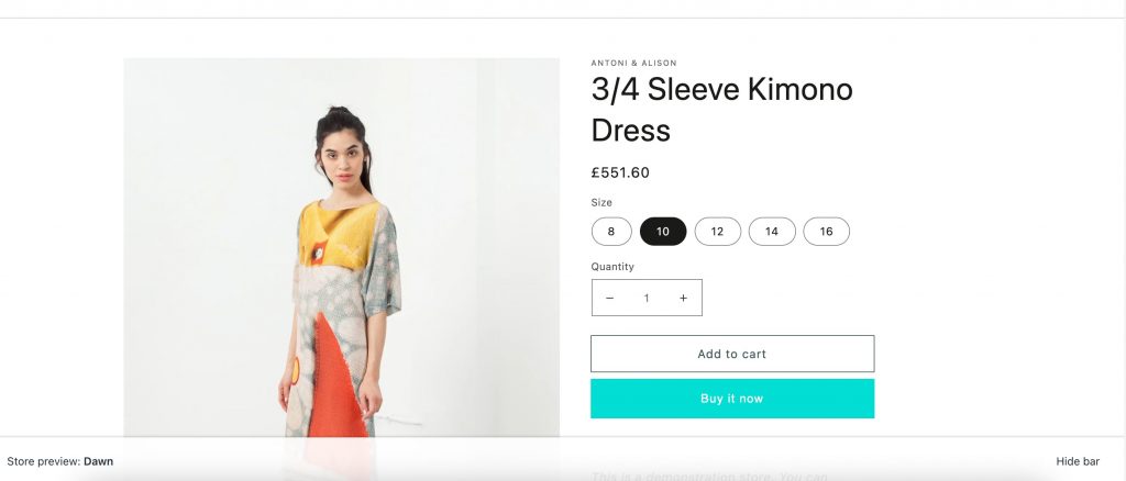 Image width in dawn theme after