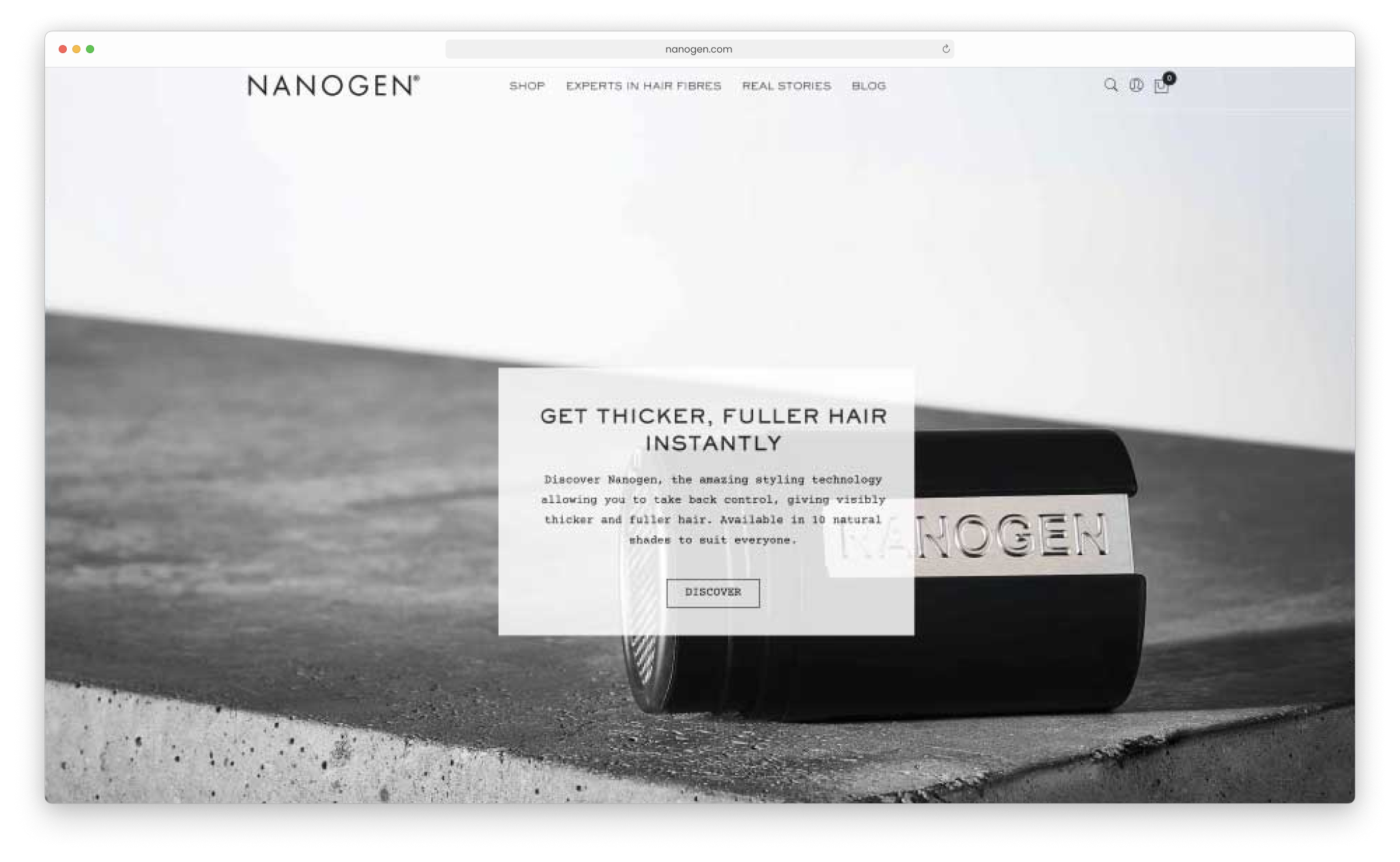 Nanogen rebranding and collaboration with Magento development agency, magic42