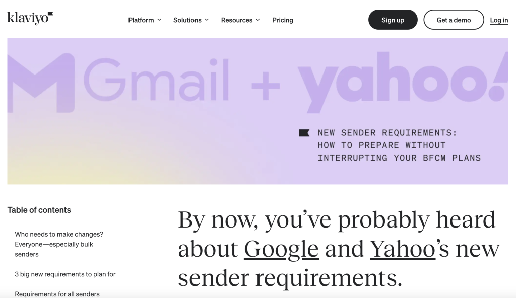 Gmail and Yahoo announced updated sending requirements