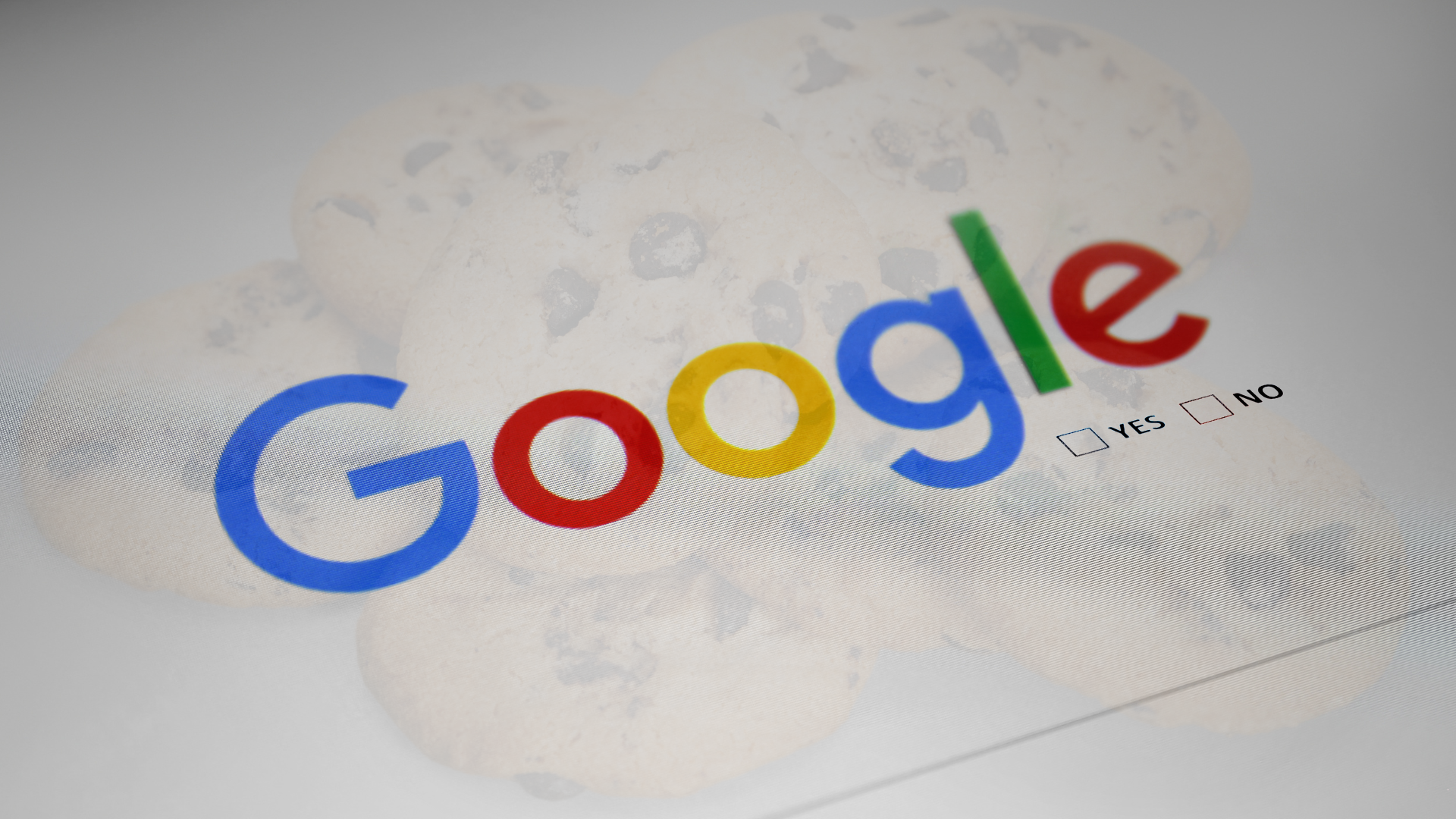Google Consent Mode V2, which focuses on data processing consent, cookies and more, as shown by this Google logo atop a consent form and cookies