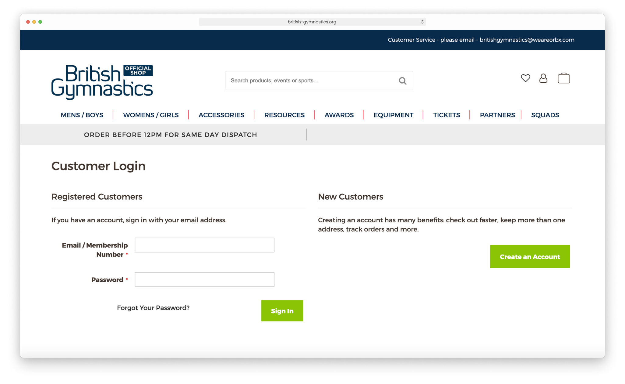 British Gymnastics Single Sign-on and Reverse Proxy on their Magento Open Source website
