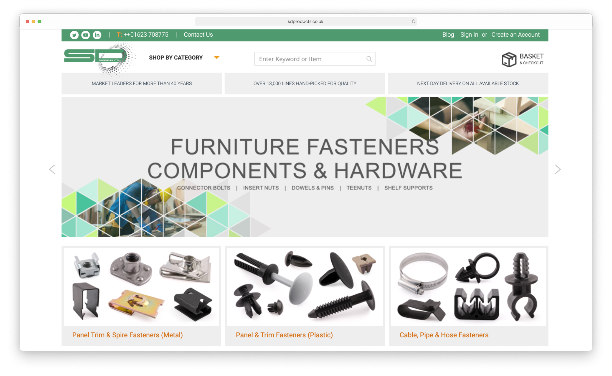 SD Products website by Magento development agency, magic42