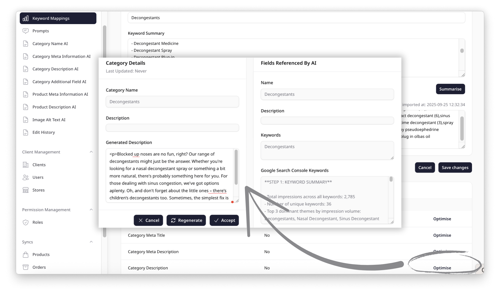 AI tool and iPaaS to help with SEO and eCommerce synchronisation
