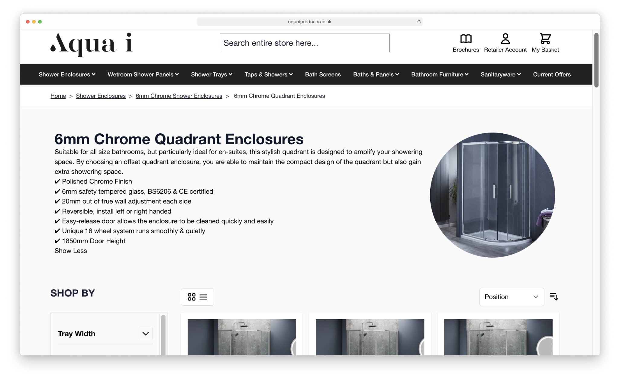 Aqua i website working on Magento's Hyvä Theme