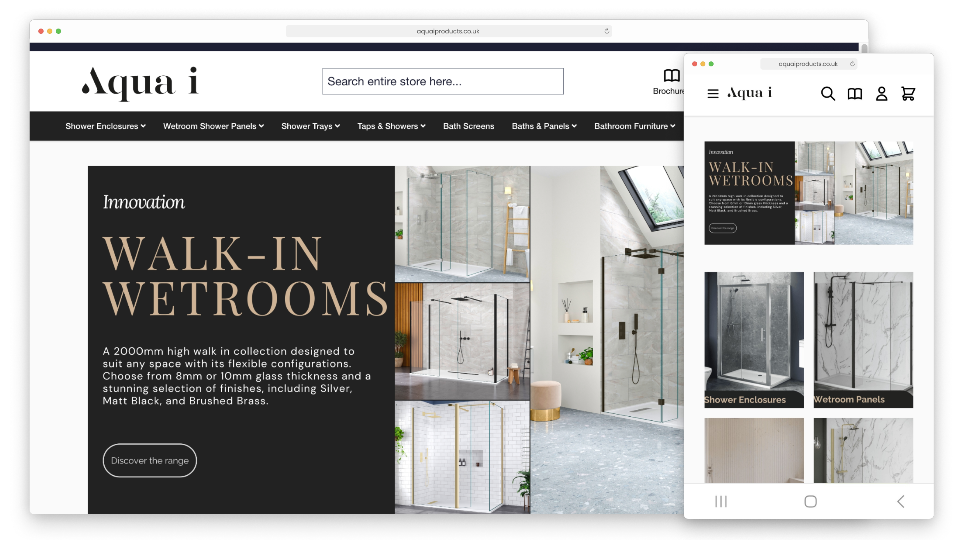 AQUA i website on Hyva by magic42