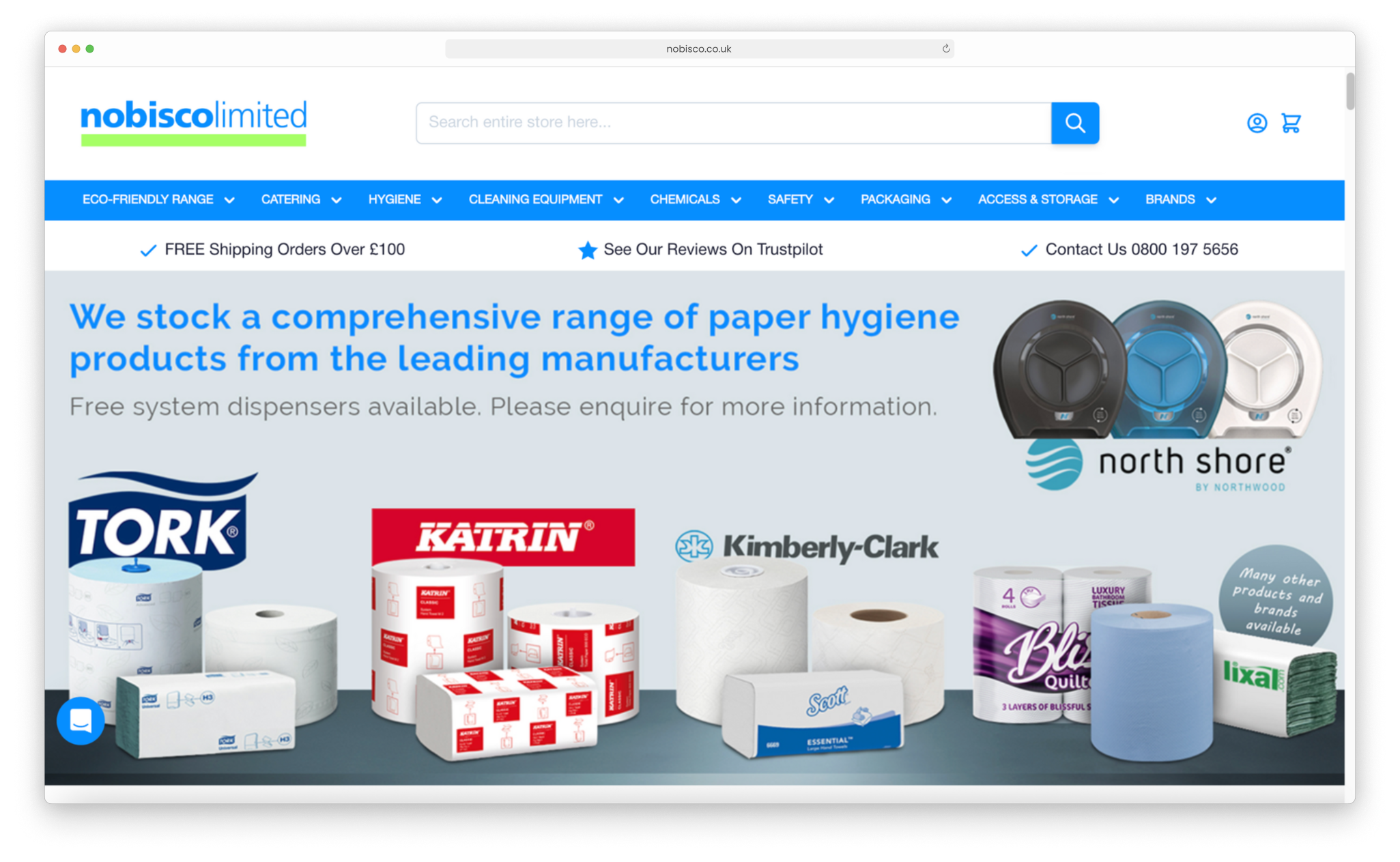 Nobisco website running on Hyva